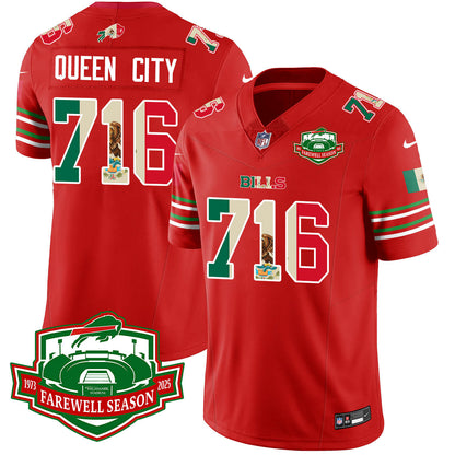BUF Mexico Vapor Limited Jersey - Stitched