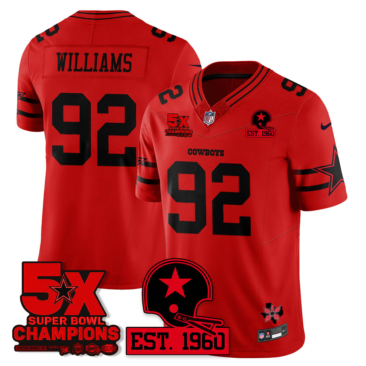 DAL 'Stranger Things Edition' Vapor Limited Jersey n1 - Stitched