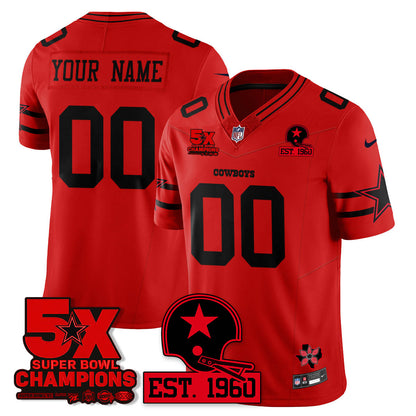 DAL 'Stranger Things Edition' Vapor Limited Custom Jersey n1 - Stitched