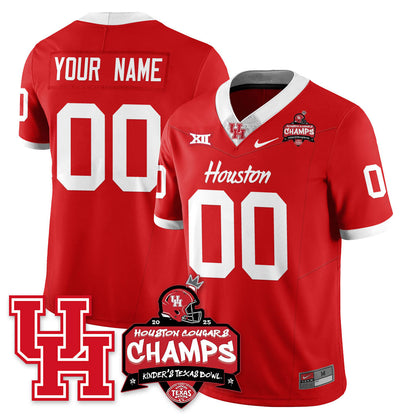 HCG Football 2025 Kinder's Texas Bowl Champions Jersey - Stitched
