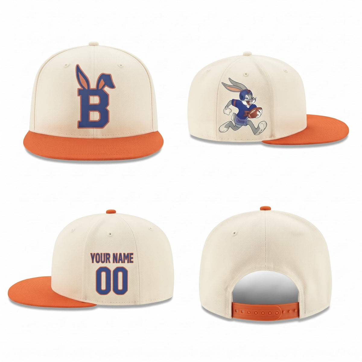 CHI x Bunny Personalized Snapback Cap - Printed