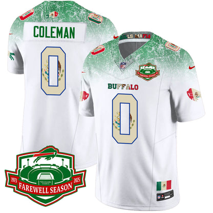 BUF Mexico Vapor Limited Jersey - Stitched