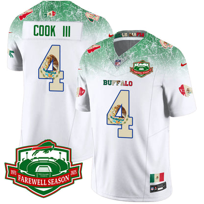 BUF Mexico Vapor Limited Jersey - Stitched