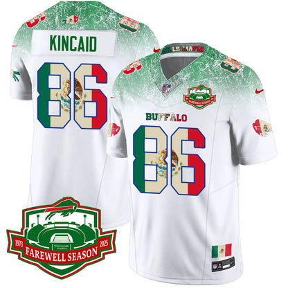 BUF Mexico Vapor Limited Jersey - Stitched