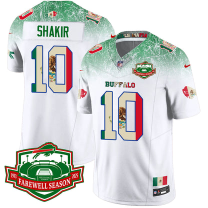 BUF Mexico Vapor Limited Jersey - Stitched