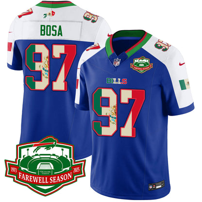 BUF Mexico Vapor Limited Jersey - Stitched