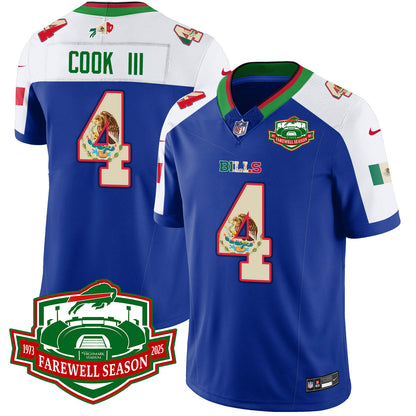 BUF Mexico Vapor Limited Jersey - Stitched