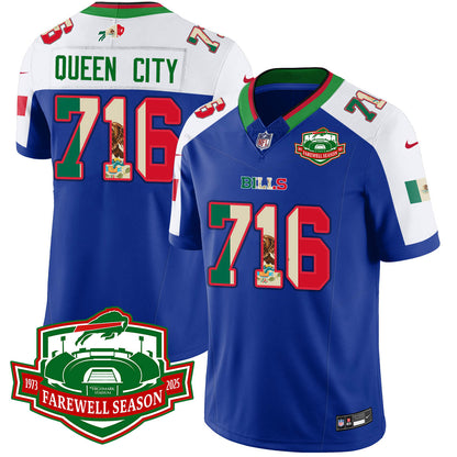 BUF Mexico Vapor Limited Jersey - Stitched