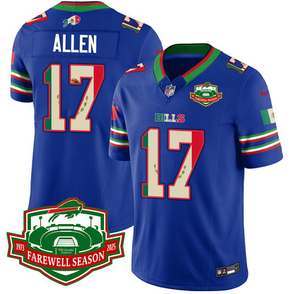 BUF Mexico Vapor Limited Jersey - Stitched