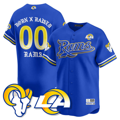 LAR Born x Raised Baseball Jersey - Stitched