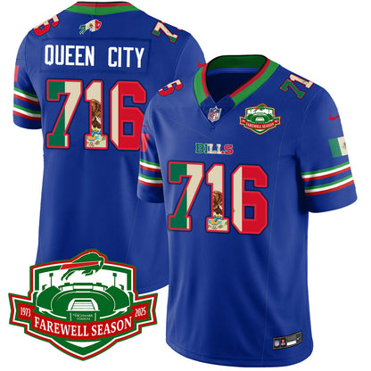 BUF Mexico Vapor Limited Jersey - Stitched