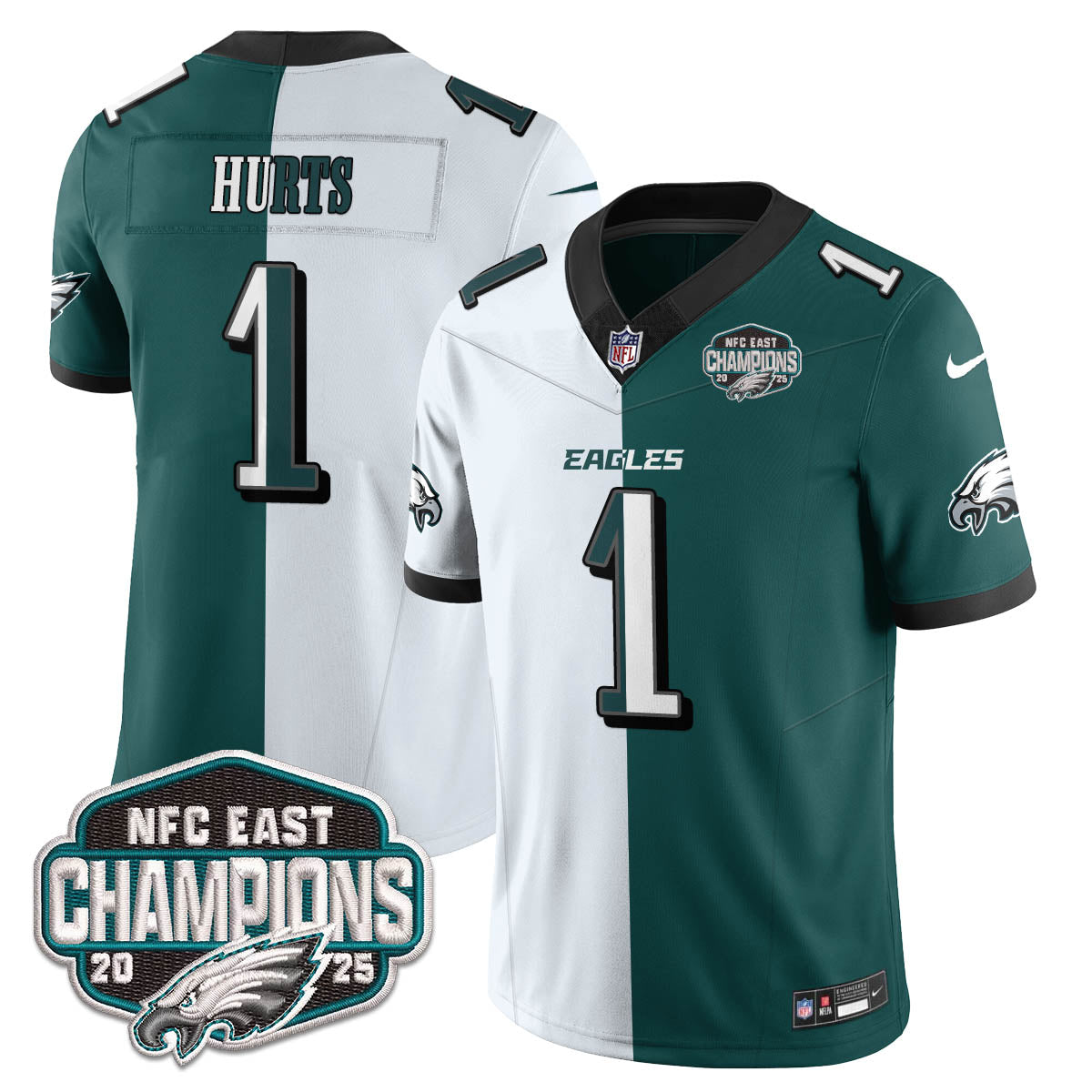 PHI NFC East Champions Vapor Limited Jersey - Stitched