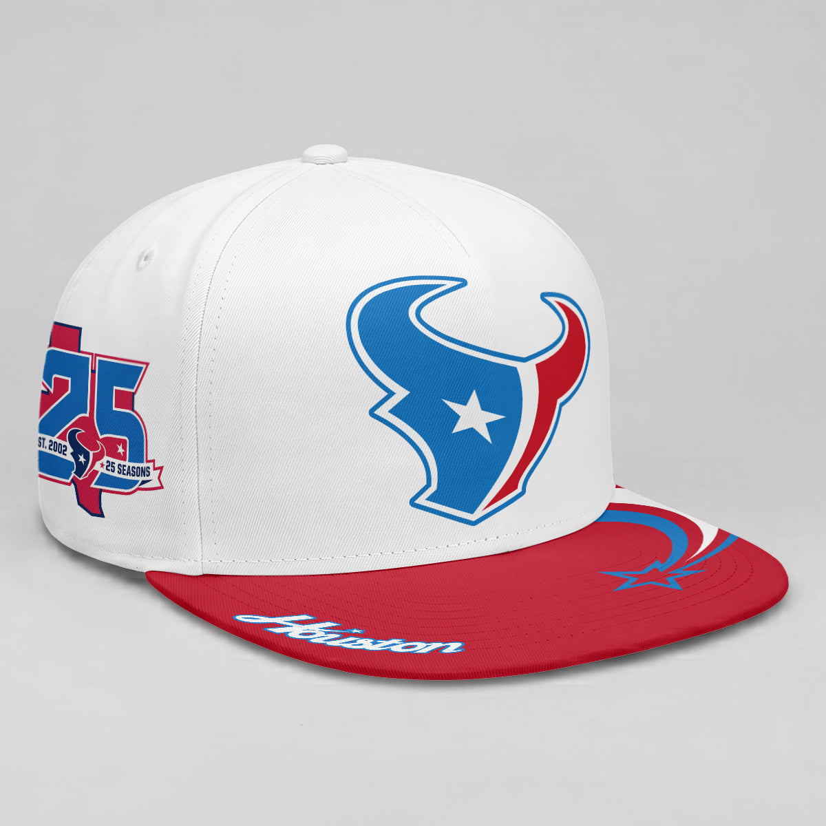 HOU Fan Gear Star Edition Personalized Snapback Cap - Printed