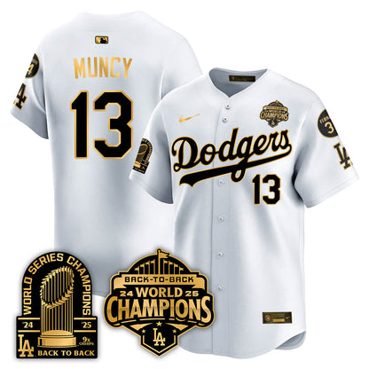 LAD 2025 World Series Champions Jersey - 9x Champs - Stitched N2