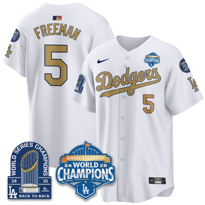 LAD 2025 World Series Champions Jersey - 9x Champs - Stitched N2
