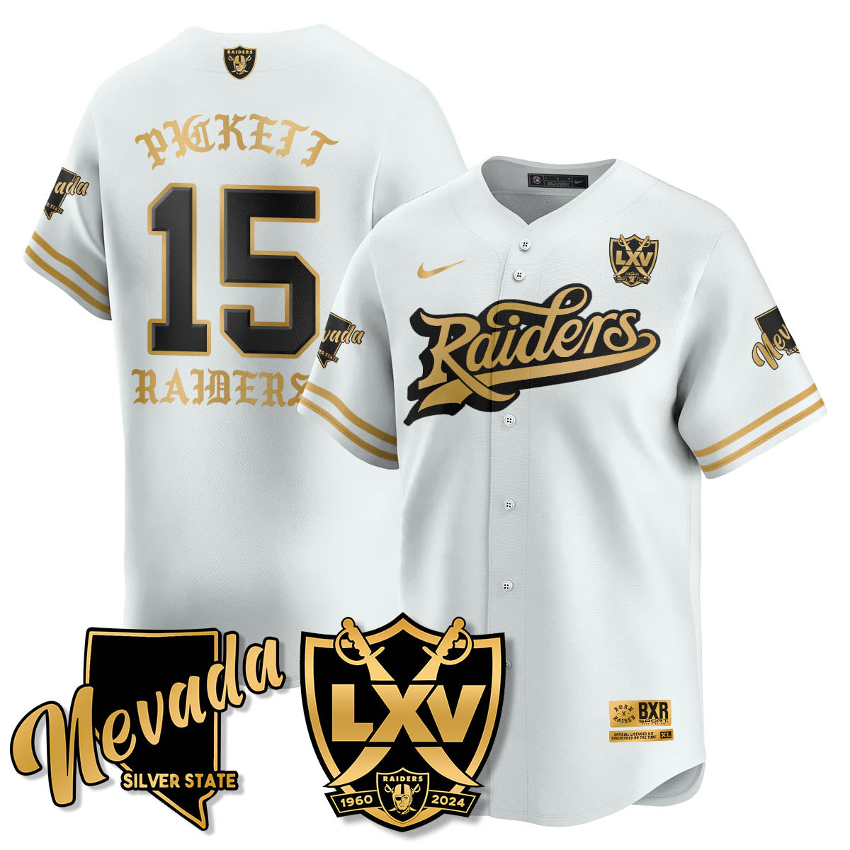 LVR Born x Raised Baseball Jersey - Stitched