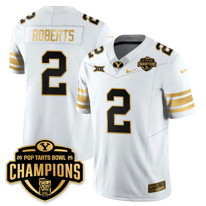 BYC Football 2025 Pop-Tarts Bowl Champions Gold Jersey - All Stitched