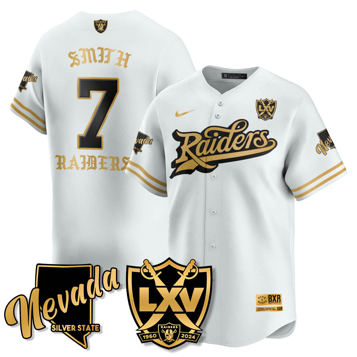 LVR Born x Raised Baseball Jersey - Stitched