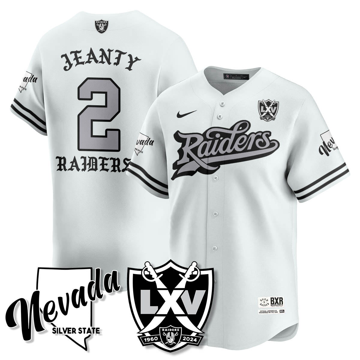 LVR Born x Raised Baseball Jersey - Stitched