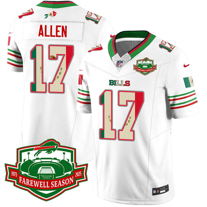 BUF Mexico Vapor Limited Jersey - Stitched