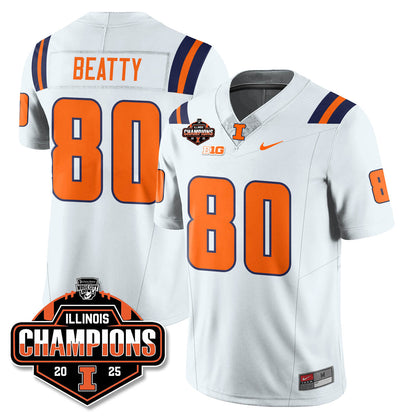 ILL Football 2025 Music City Bowl Champions Limited Jersey - Stitched