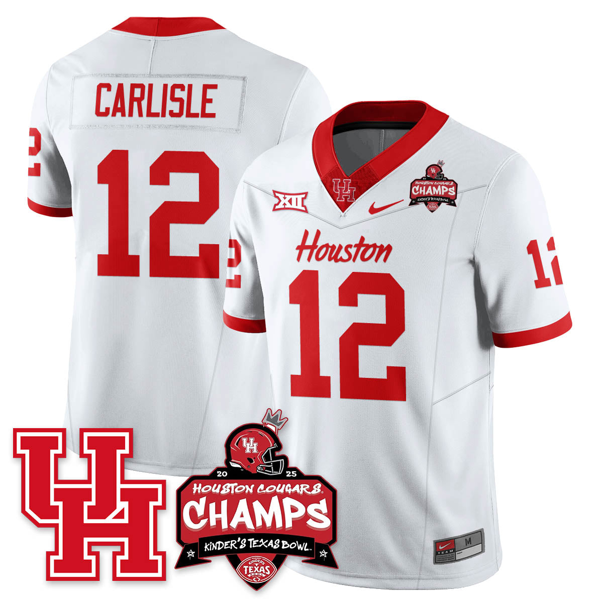 HCG Football 2025 Kinder's Texas Bowl Champions Jersey - Stitched