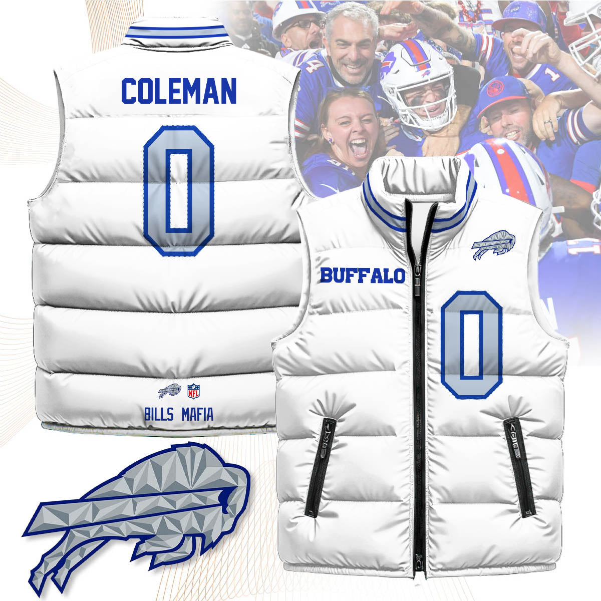 BUF Rivalry Series Puffer Vest