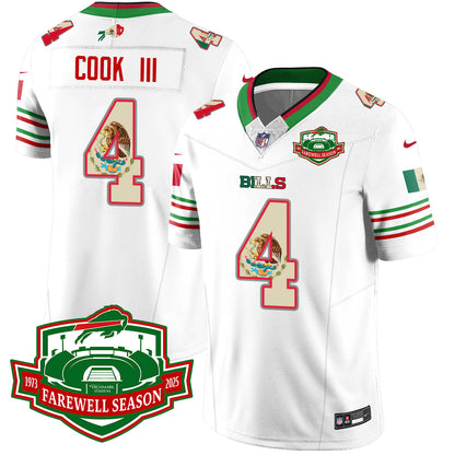 BUF Mexico Vapor Limited Jersey - Stitched