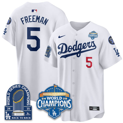 LAD 2025 World Series Champions Jersey - 9x Champs - Stitched N2