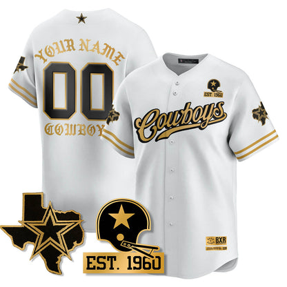 DAL Born x Raised Baseball Custom Jersey - Stitched