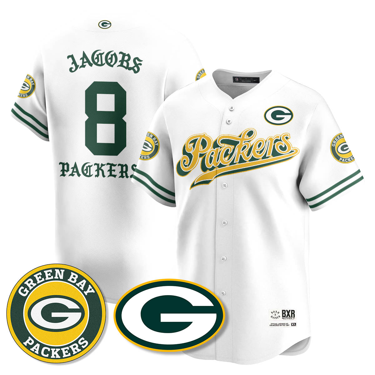 GB Born x Raised Baseball Jersey - Stitched