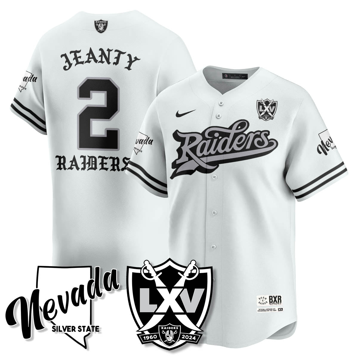 LVR Born x Raised Baseball Jersey - Stitched