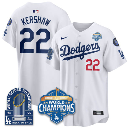 LAD 2025 World Series Champions Jersey - 9x Champs - Stitched N2