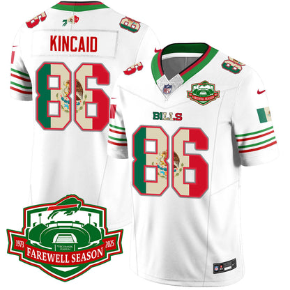 BUF Mexico Vapor Limited Jersey - Stitched