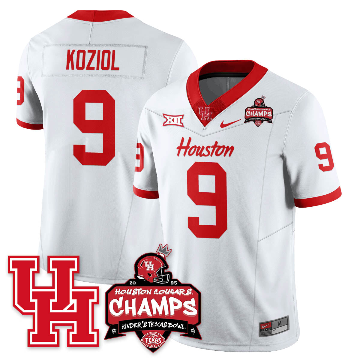 HCG Football 2025 Kinder's Texas Bowl Champions Jersey - Stitched