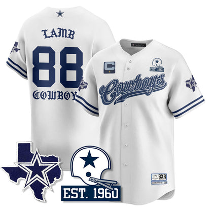 DAL Born x Raised Baseball Jersey - Stitched