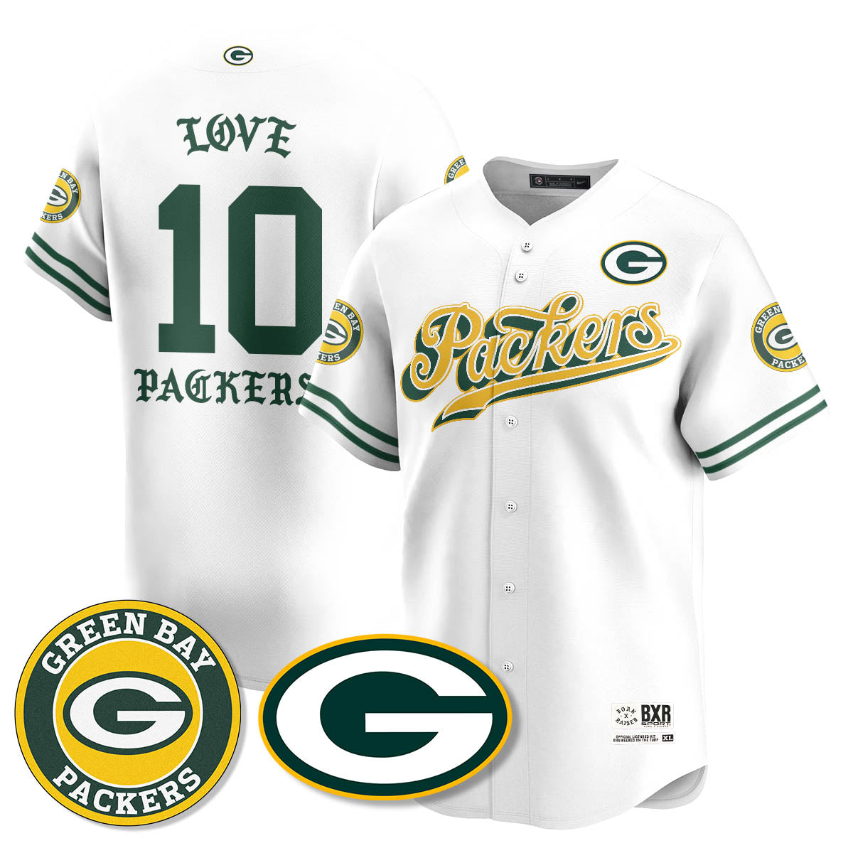GB Born x Raised Baseball Jersey - Stitched