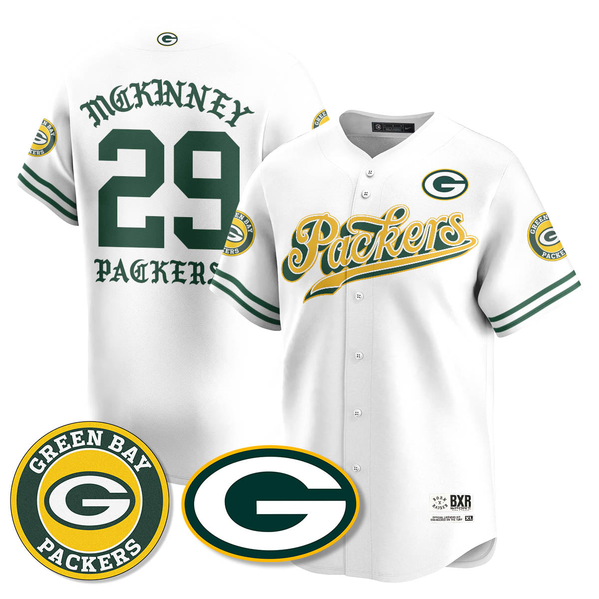 GB Born x Raised Baseball Jersey - Stitched