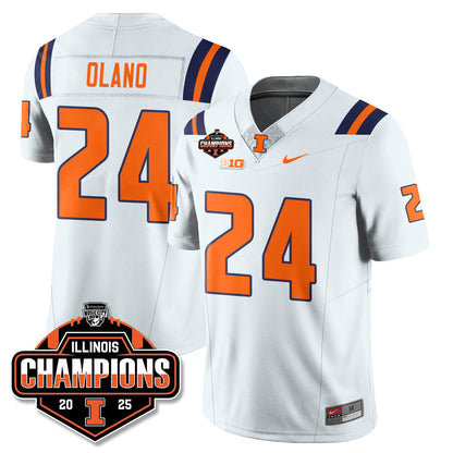 ILL Football 2025 Music City Bowl Champions Limited Jersey - Stitched