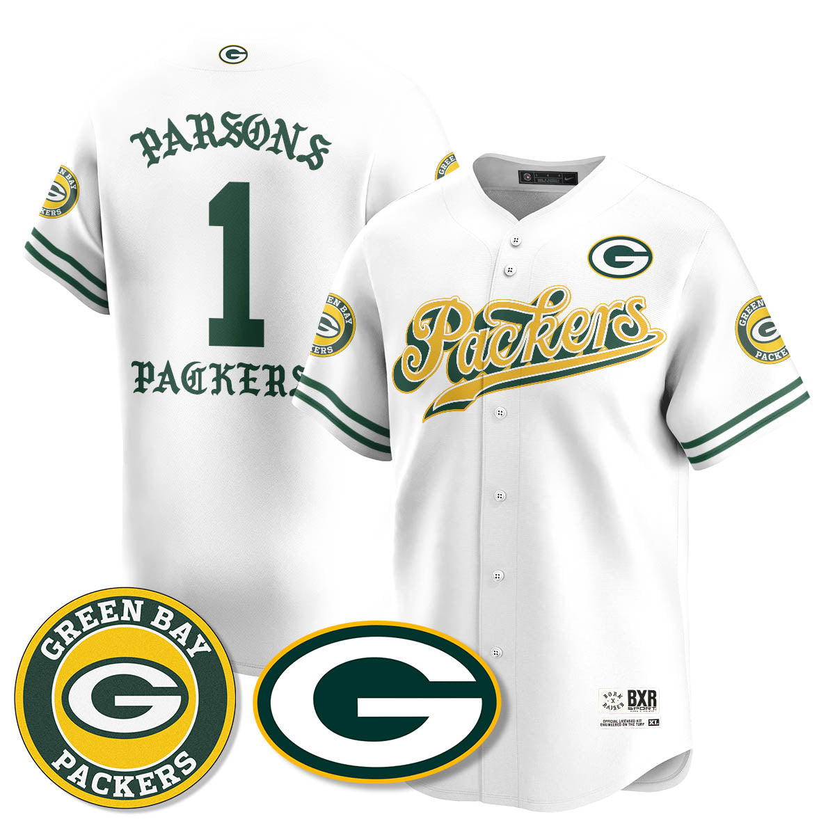 GB Born x Raised Baseball Jersey - Stitched