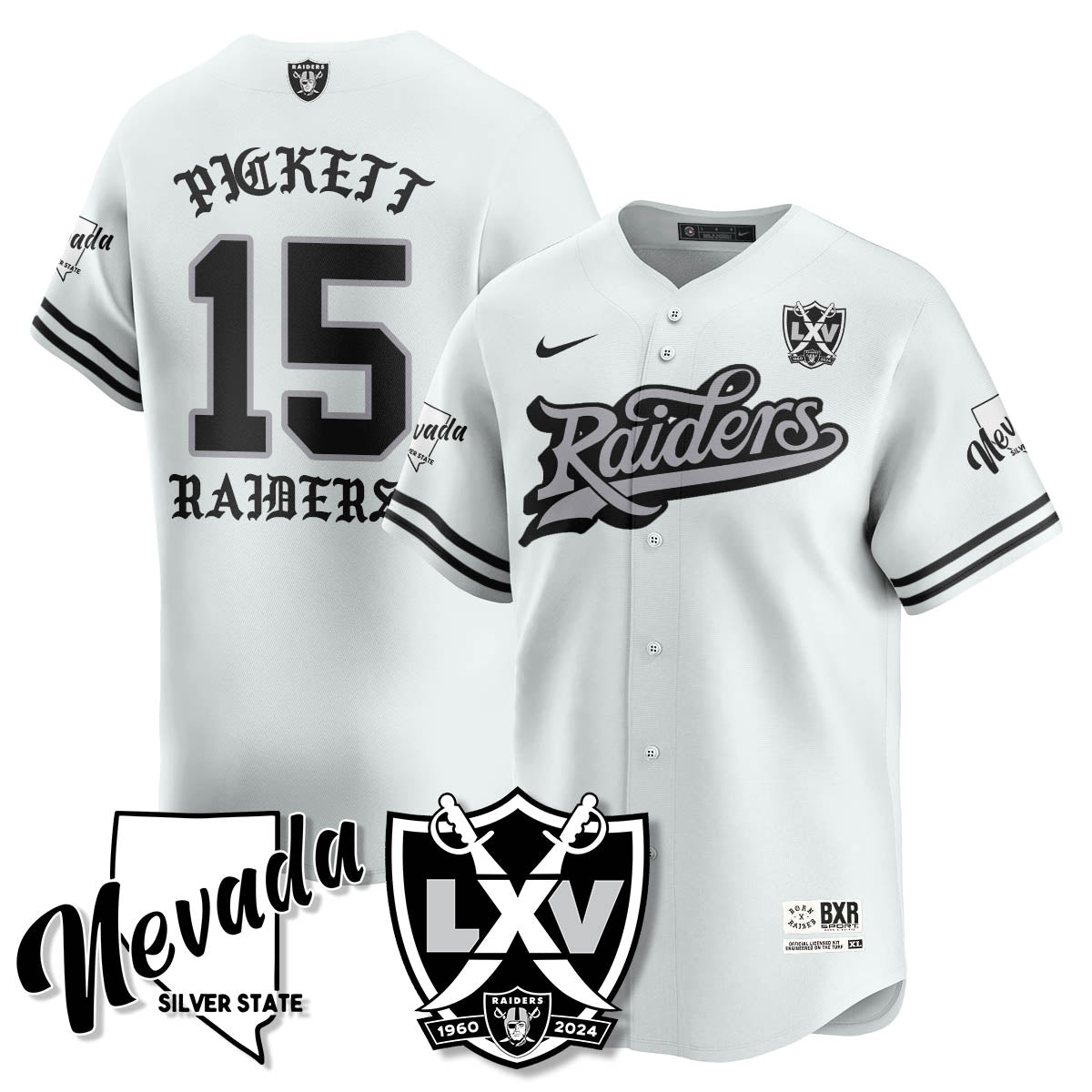 LVR Born x Raised Baseball Jersey - Stitched
