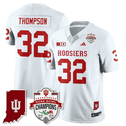 Indiana H Vapor Limited Football Jersey - Rose Bowl Champions - Stitched