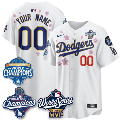 Yoshinobu Yamamoto LAD 2025 World Series MVP Jersey - All Stitched N2