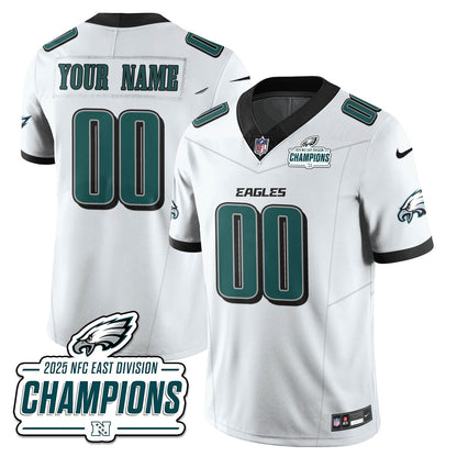PHI NFC East Champions Vapor Limited Custom Jersey - Stitched