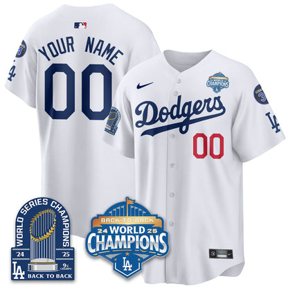 LAD 2025 World Series Champions Jersey - 9x Champs - Stitched N2