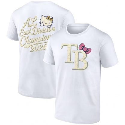 TB x Meow KT AL East Division Champions Two Sides T-Shirt - Printed V1