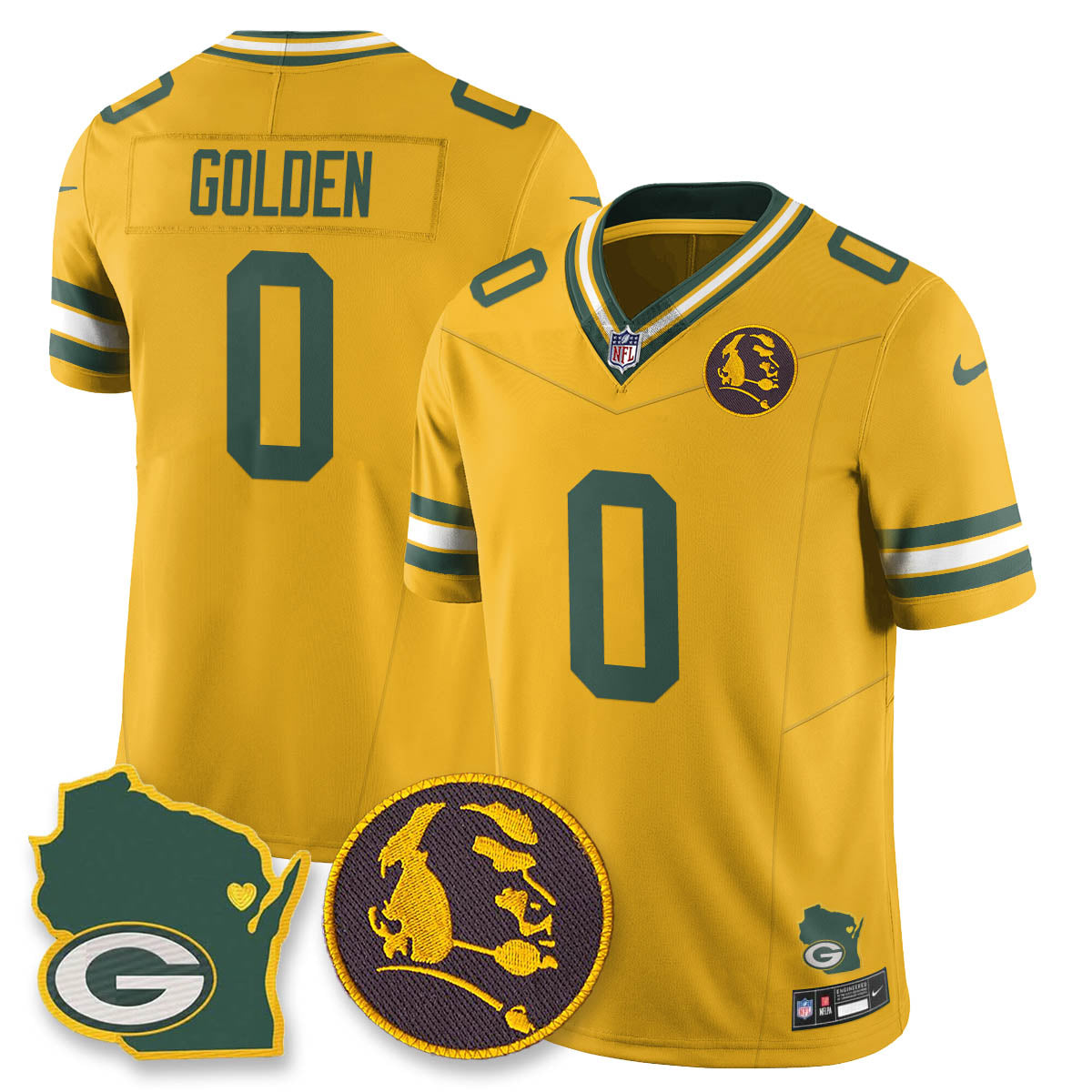 GB Vapor Limited Jersey - John Madden Patch - Stitched