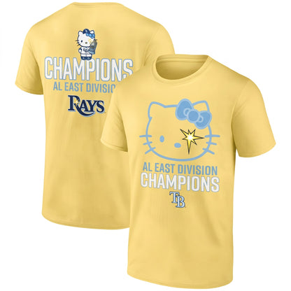 TB x Meow KT AL East Division Champions Two Sides T-Shirt - Printed V4
