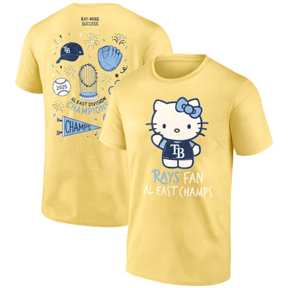 TB x Meow KT AL East Division Champions Two Sides T-Shirt - Printed V2
