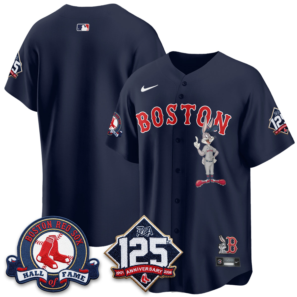 Boston Red Sox x Bunny Vapor Premier Limited Jersey - Stitched